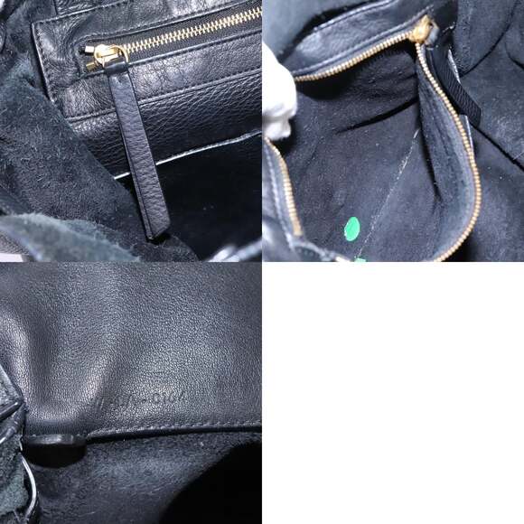 CELINE Tote Bag Leather Black - Picture 12 of 12